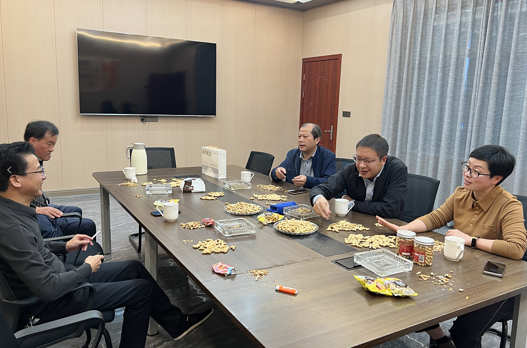 县农业农村局来我厂调研新昌小京生