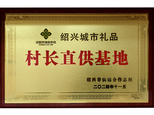 绍兴城市礼品村长直供基地